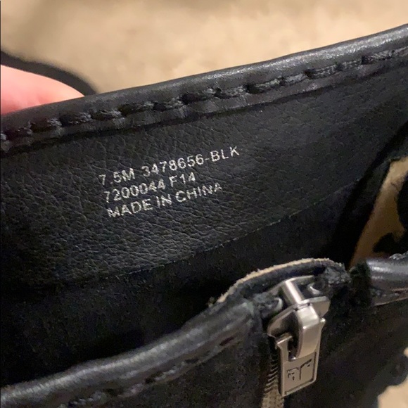 Frye Suede Lace Up Boots - Picture 5 of 8